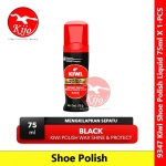 Kiwi Shoe Polish Liquid 75ml Black X 1-PCS #Kiwi #WaxRich #Shine&Protect #InstantPolish #Black #鞋油 #SemirSepatu #9347
